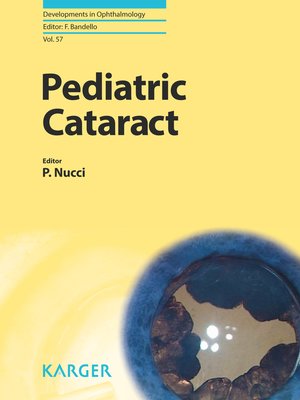cover image of Pediatric Cataract